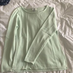 Light green sweater